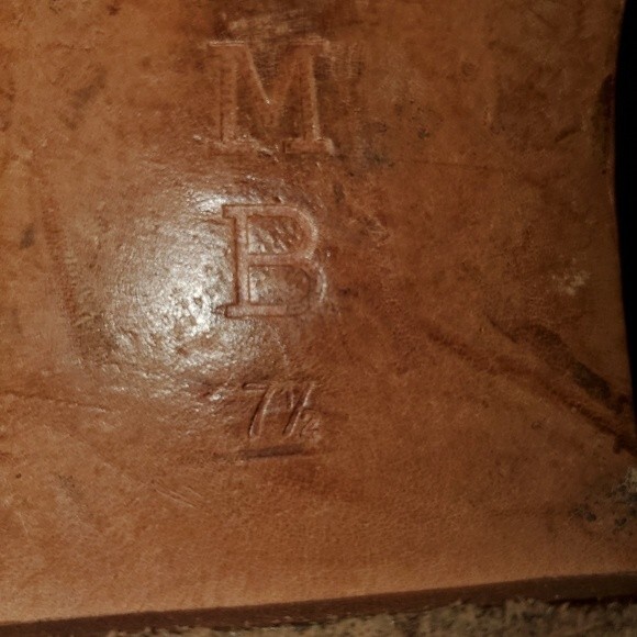 L.A.M.B. Suede Fringe Flat Boho Tan Ankle Strap Side Zip Sandals sz. 7.5 - Picture 10 of 10